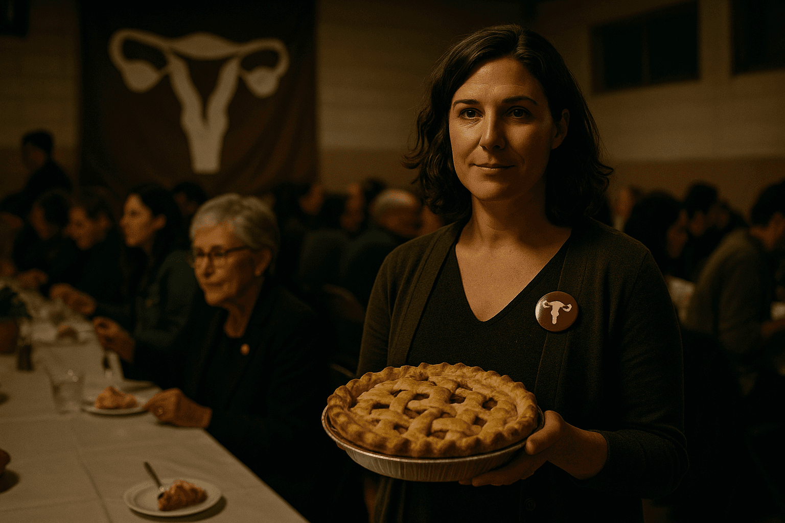 Community Raises Funds for Reproductive Health with Pie Night