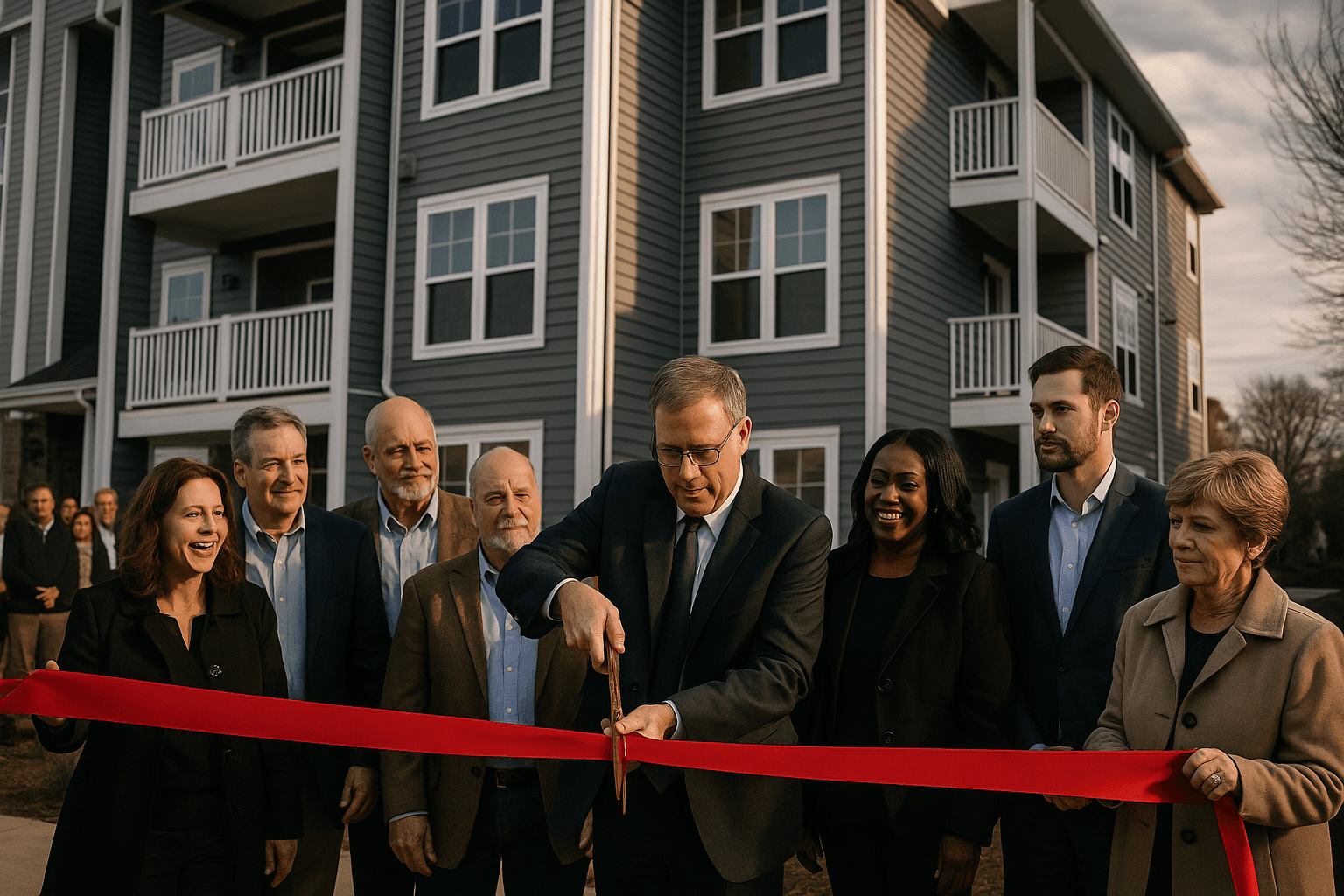 Preston Park Apartments Opens in Burlington, Chamber Hosts Ribbon Cutting