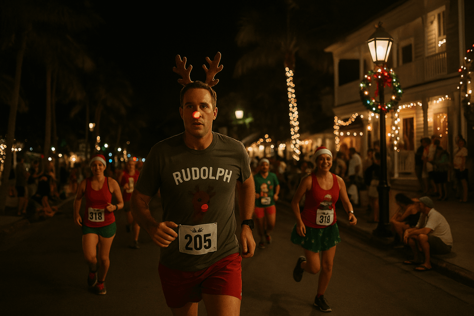 Rudolph Red Nose Run Returns to Key West, Boosts Holiday Economy