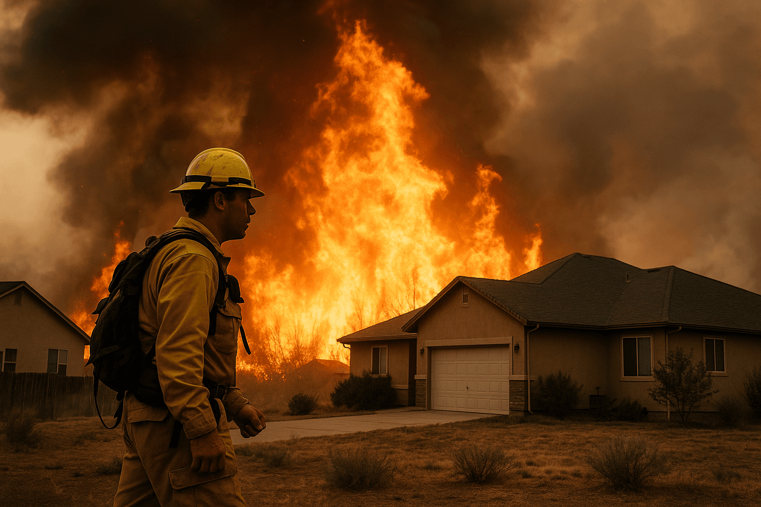 Brush Fire Prompts Evacuations Near St. Johns, Homes Threatened