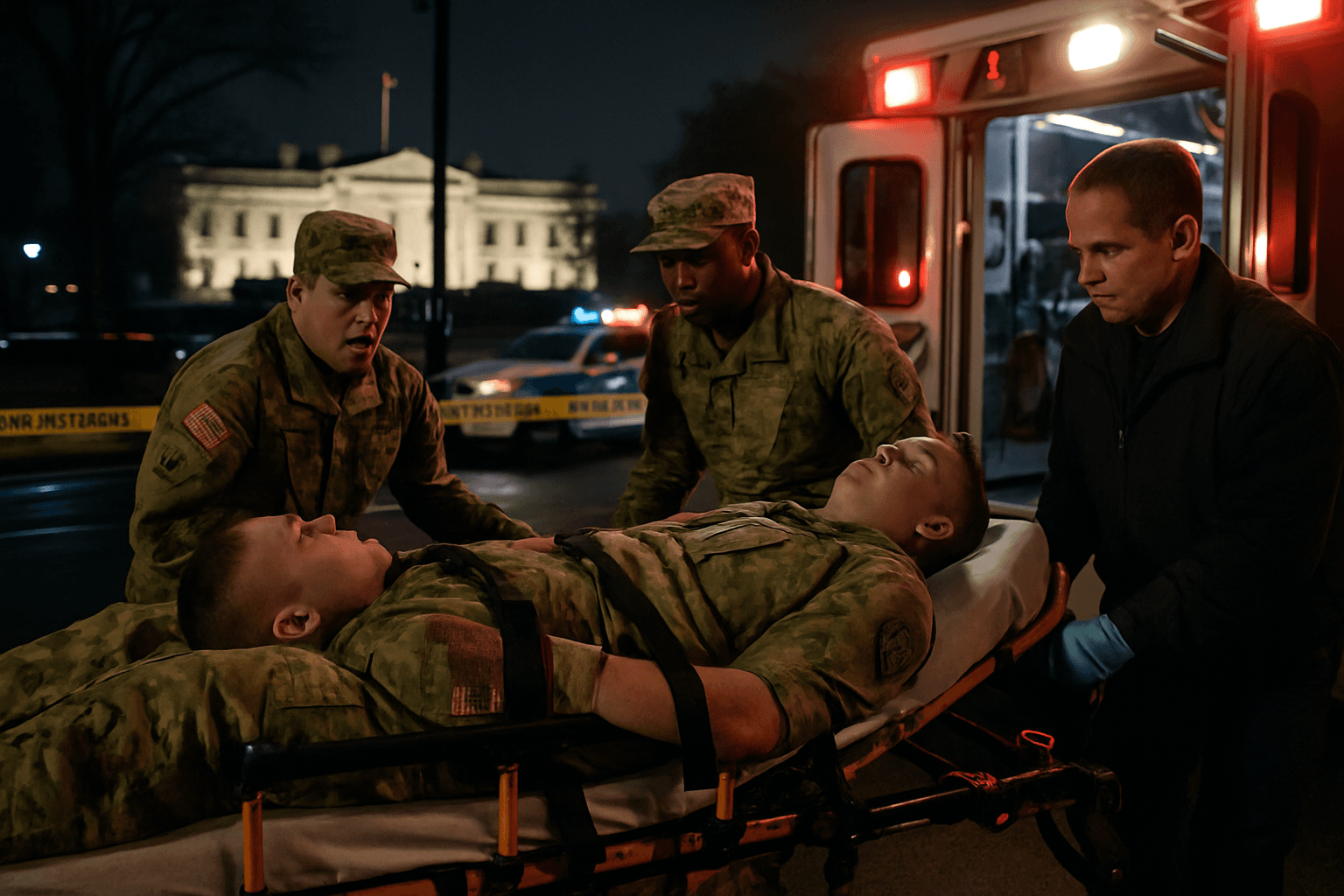 Gunfire Near White House Sends National Guard Soldiers To Hospital