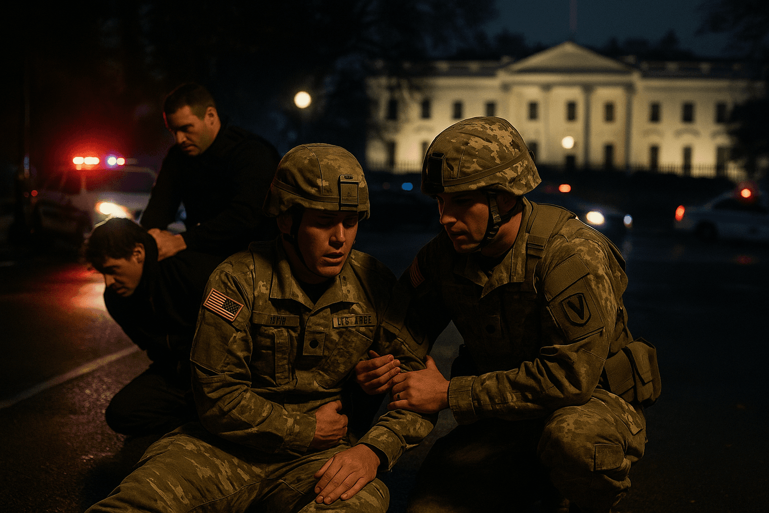 Two National Guard Members Shot Near White House, Suspect Captured