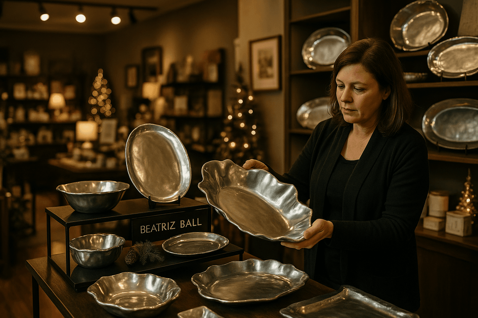 Local Parsons Boutique Spotlights Beatriz Ball Servingware, Encourages Holiday Shopping