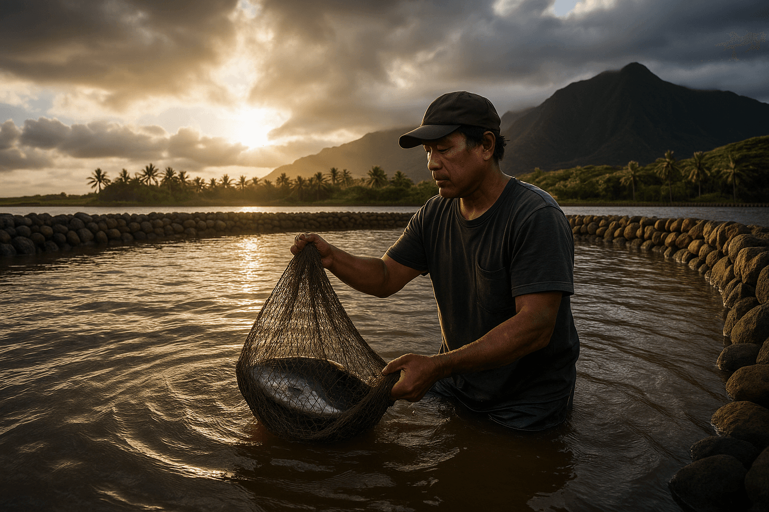 Study Finds Hawaiian Fishponds Offer Climate Resilience and Food Security