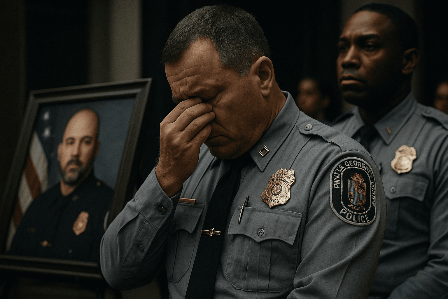 Prince George's County Police Mourning Sergeant Benjamin Habershon's Death