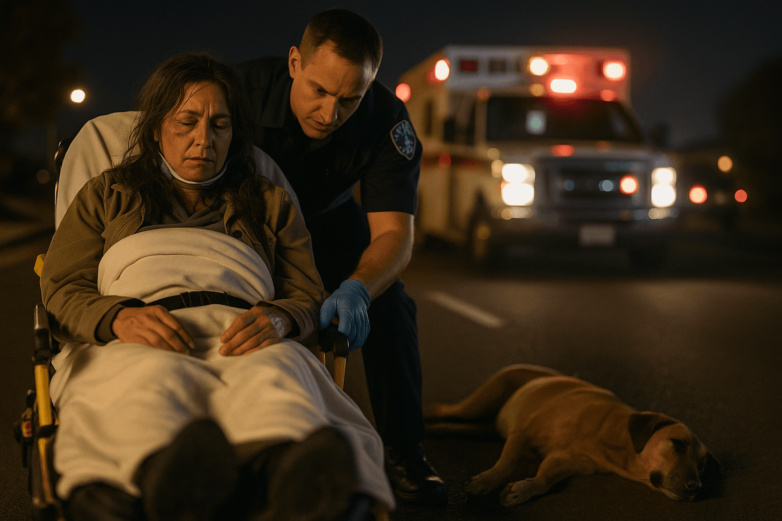 Woman Hospitalized After Helping Injured Dog, Rio Rancho Streets