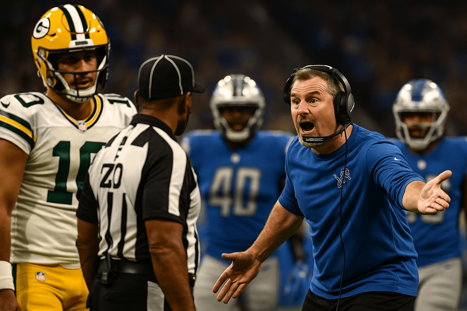 Timeout Controversy Helps Packers Beat Lions, Amplifies Officiating Debate