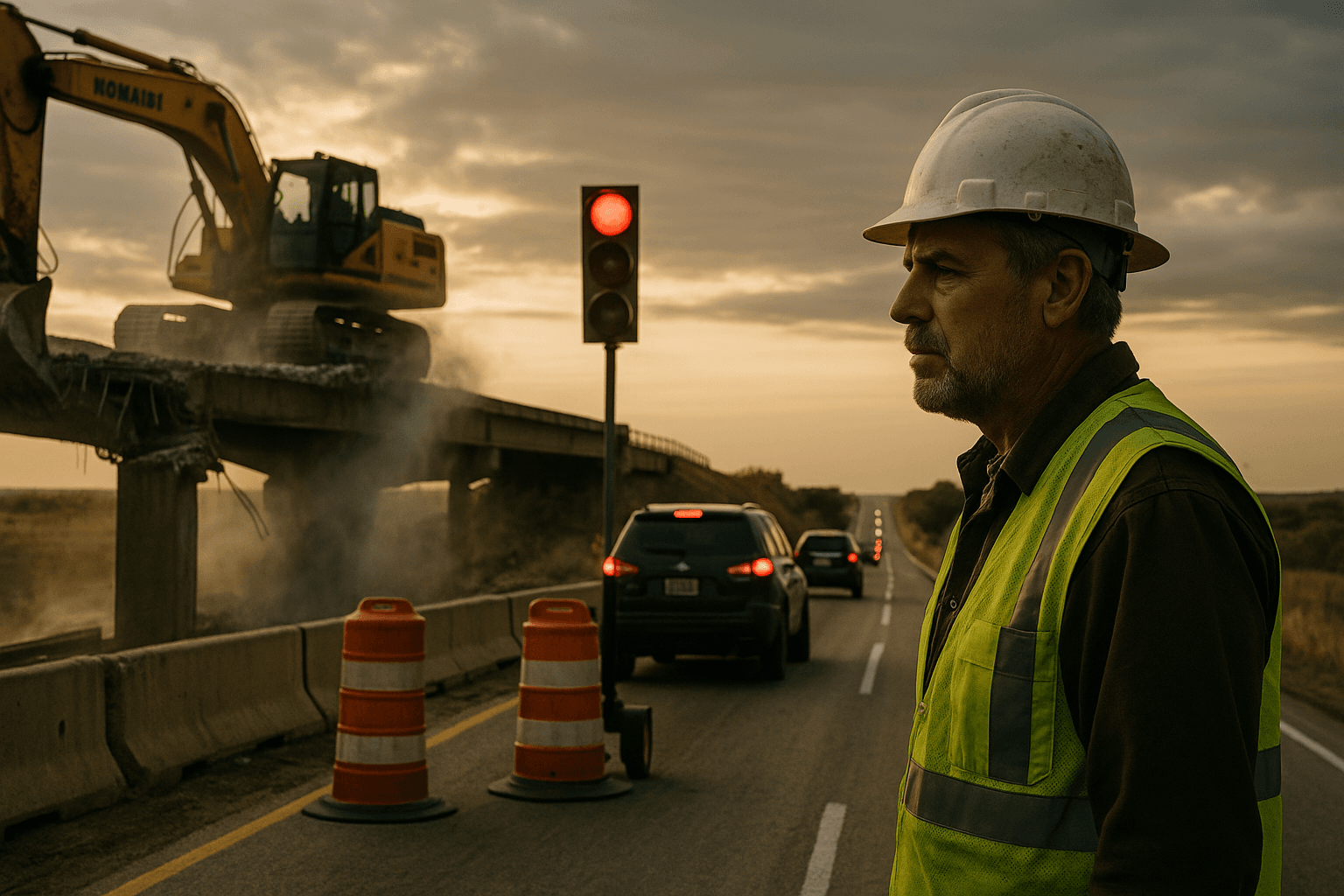 Bridge Reconstruction Narrows US 64 Near Guymon, Expect Delays