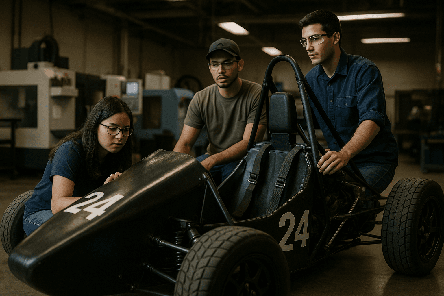 NAU Yuma Students Build Competition Car, Learn Advanced Manufacturing Skills