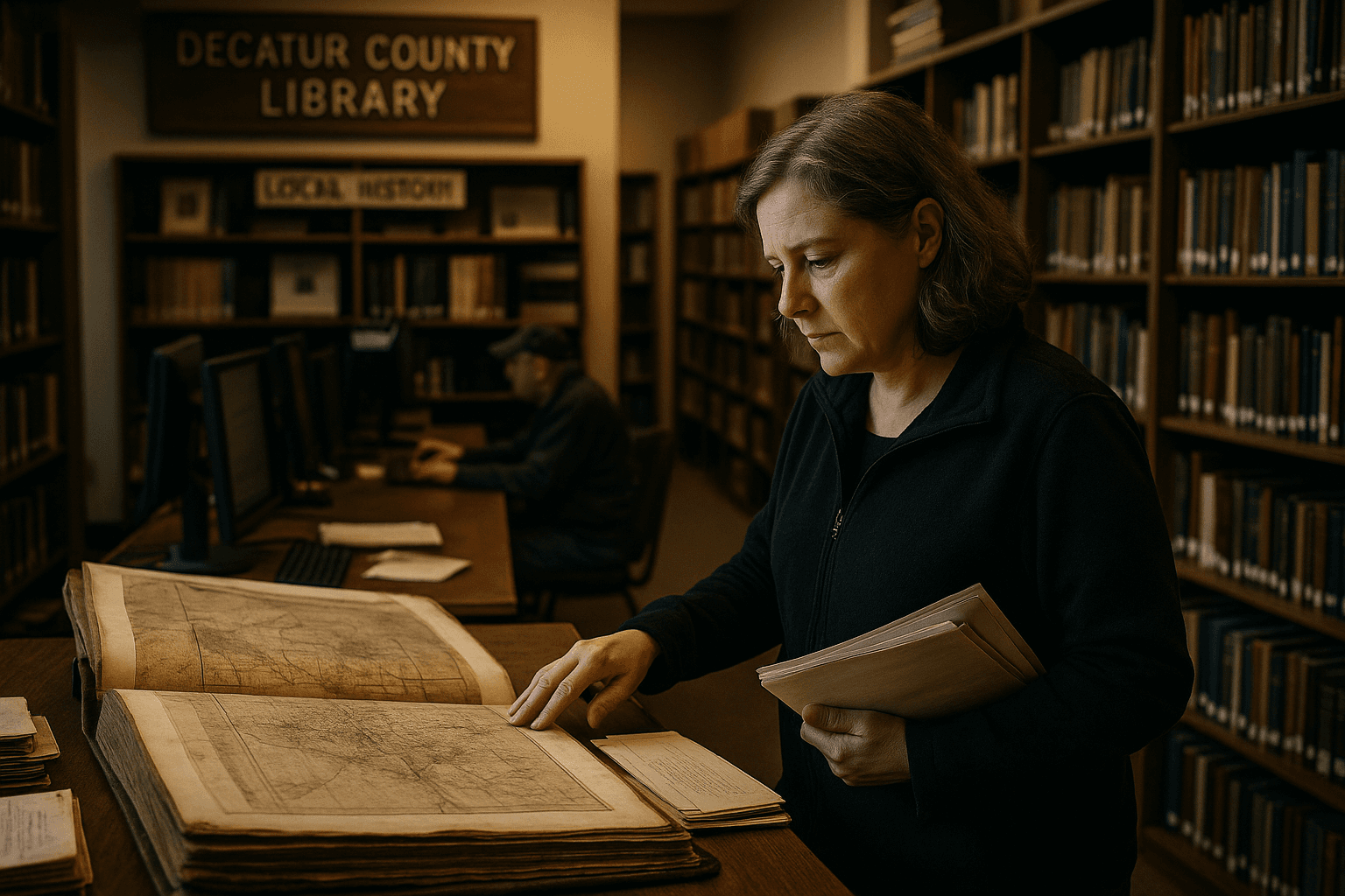 Decatur County Public Library showcases genealogy room and community services