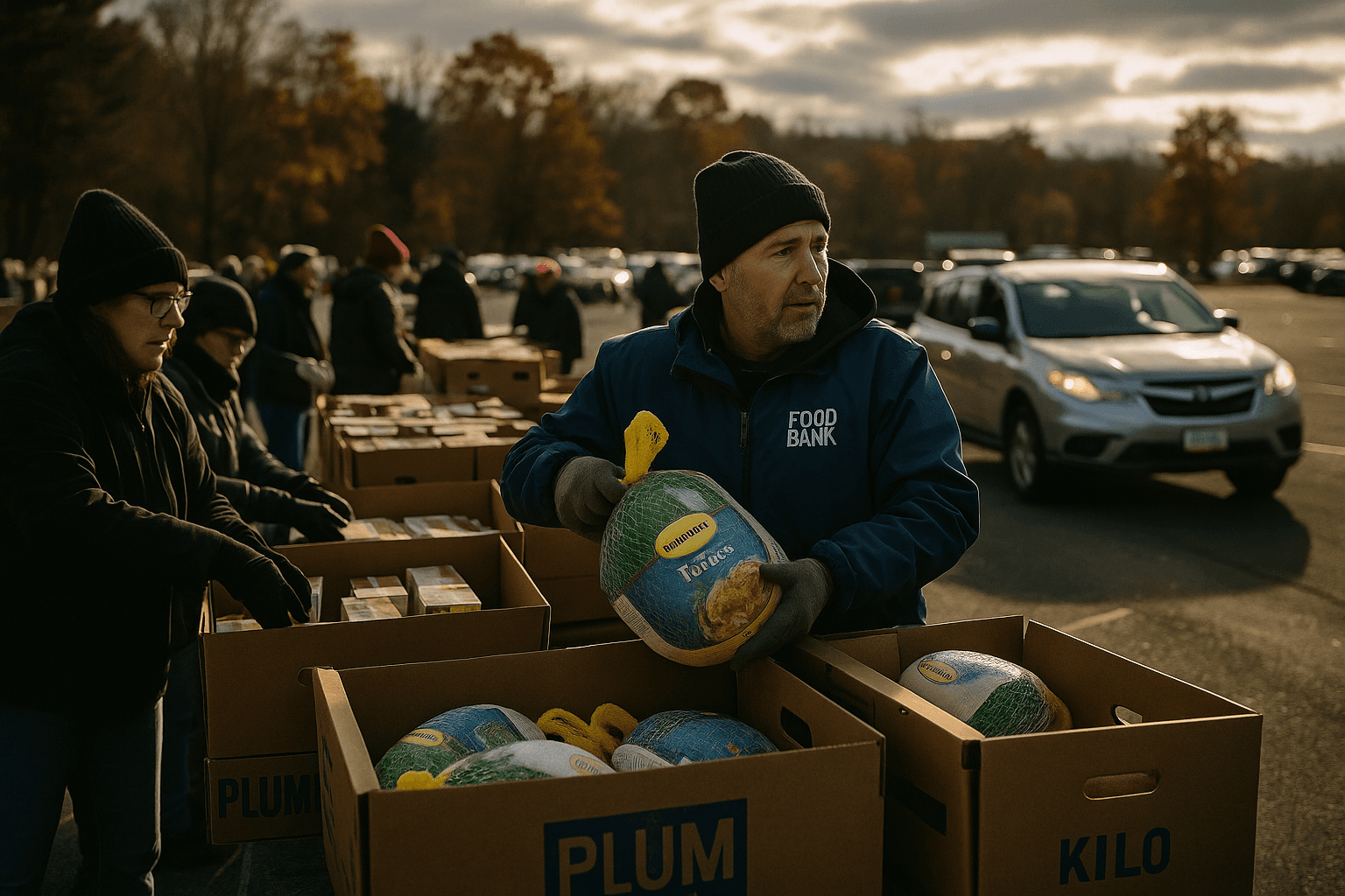 Regional Food Bank Holds Massive Thanksgiving Distribution in Orange County