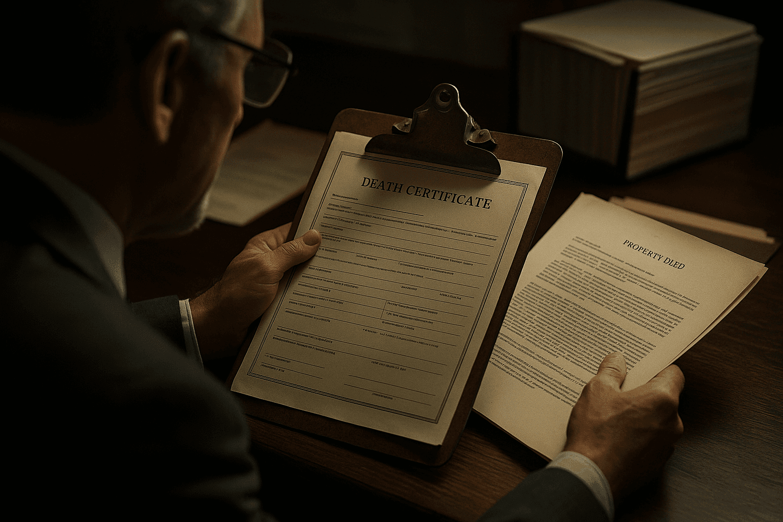 County Courthouse Records Show Deaths And Multiple Land Transfers