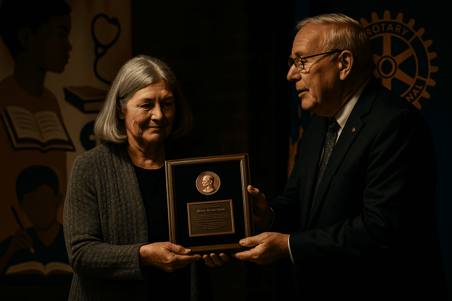 Local Rotary Honors Leader, Boosts Support for Health and Education Initiatives