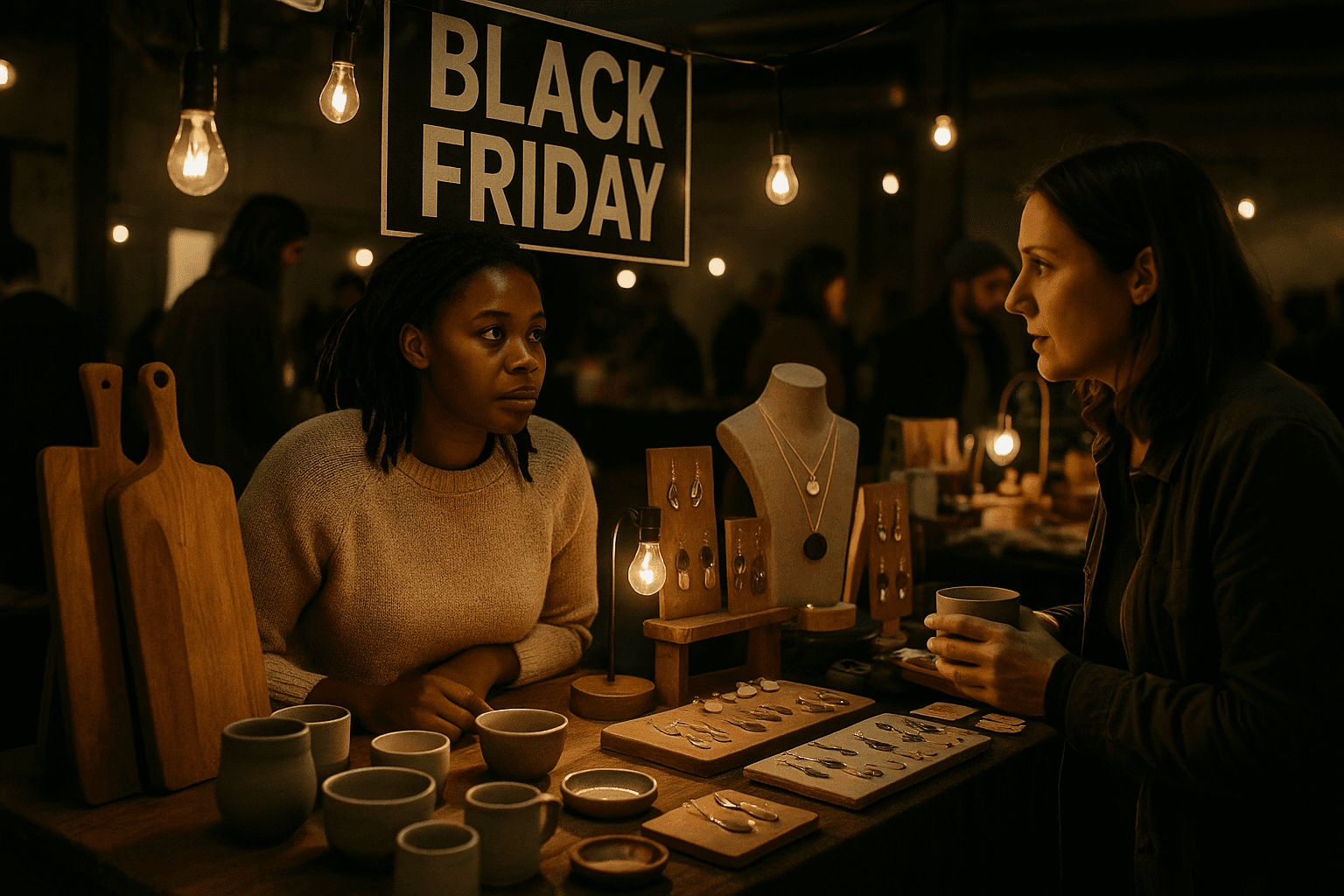 Local Black Friday Market Boosts Sterling Makers, Raises Policy Questions