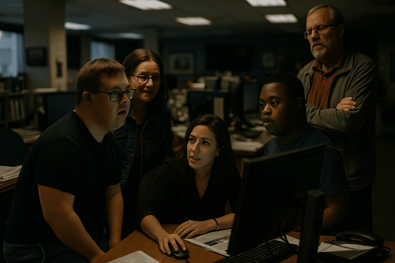 Local Developmental Center Students Explore Newsroom, Promote Inclusion Opportunities