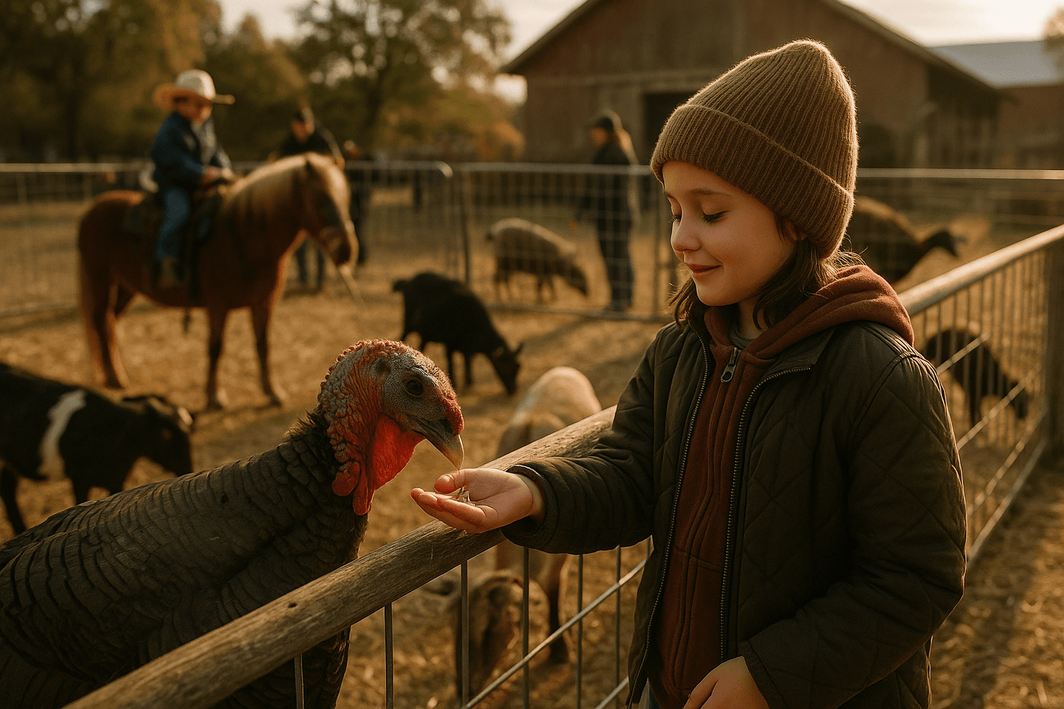 Del Rio Miner Farms Hosts Fifth Annual Thanksgiving Petting Zoo