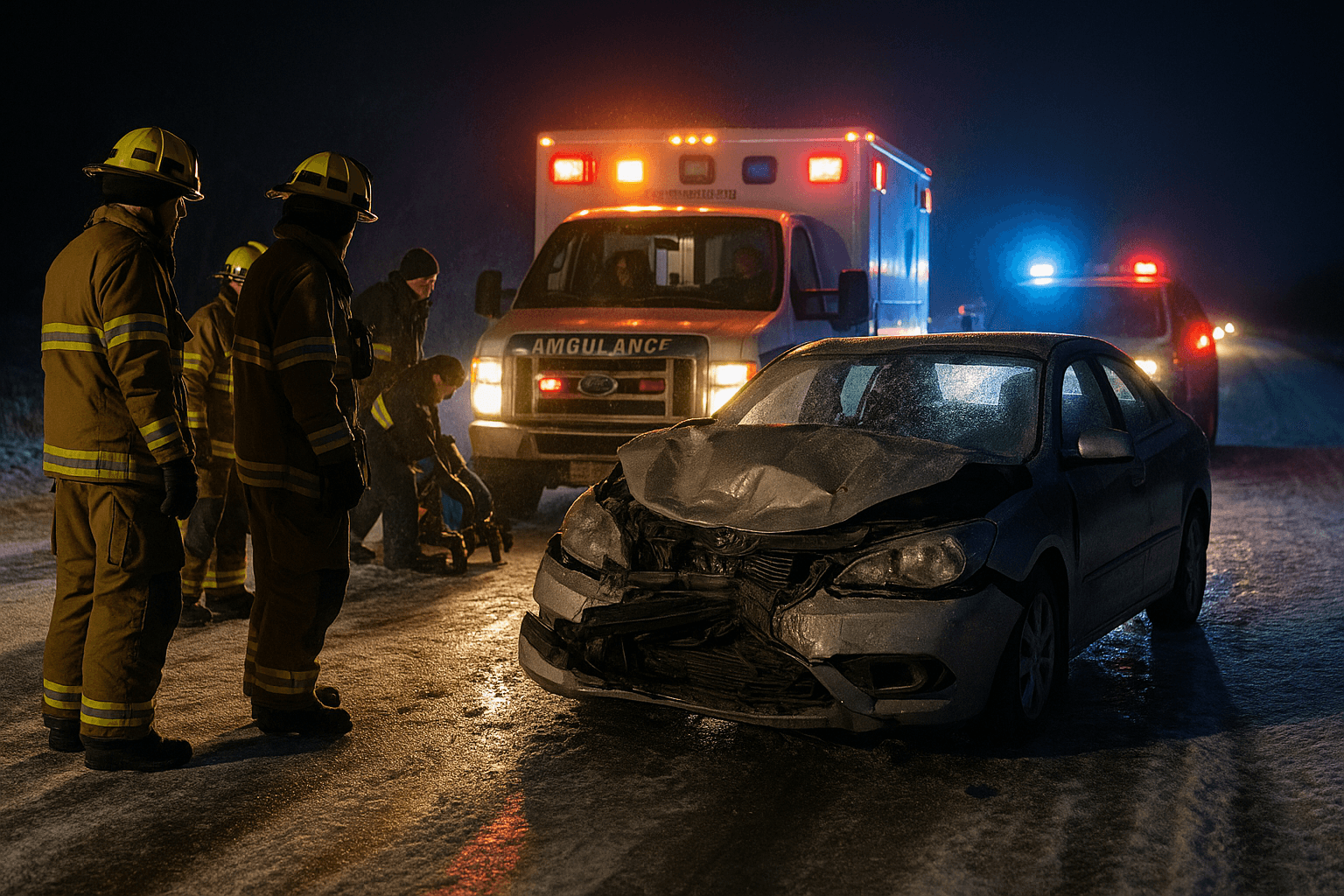 Four Injured in Icy Thanksgiving Night Crash Near Perham
