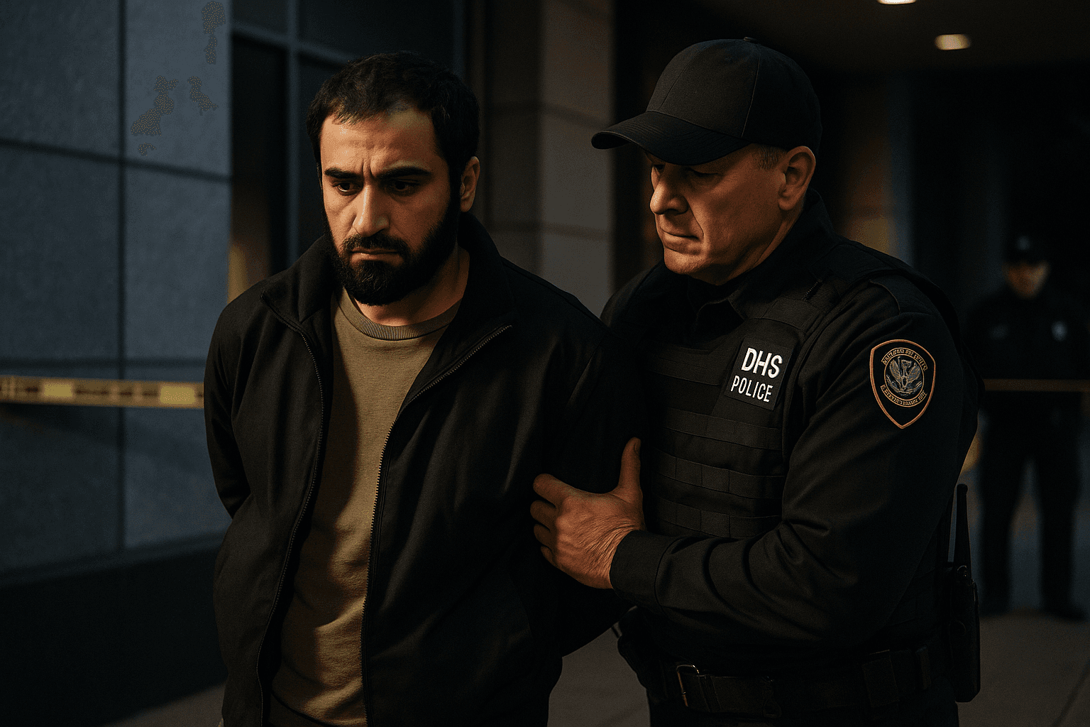 Homeland Security Says Guard Shooting Suspect Radicalized after U.S. Arrival