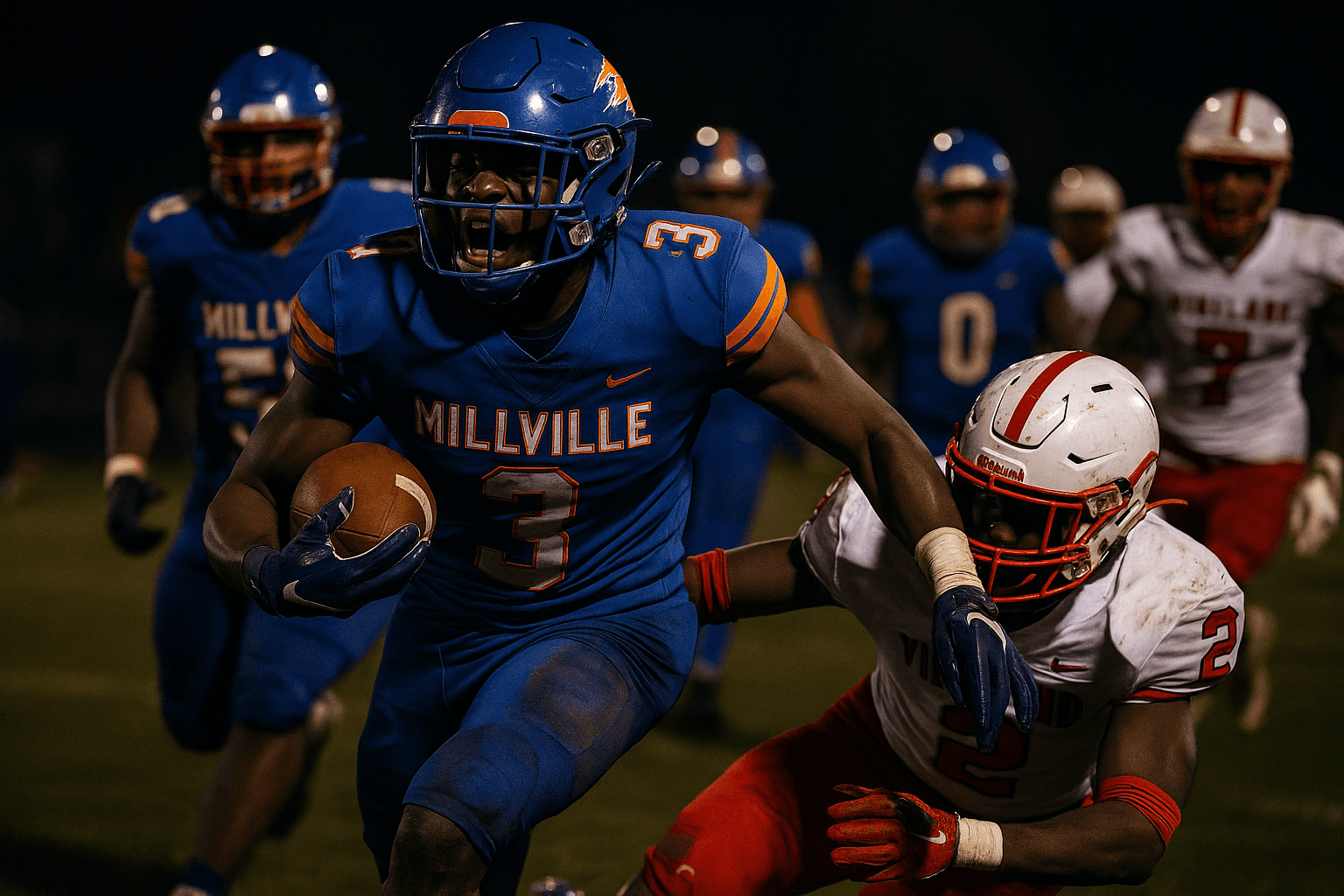 Millville Dominates Thanksgiving Football, Beats Vineland 56 to 7