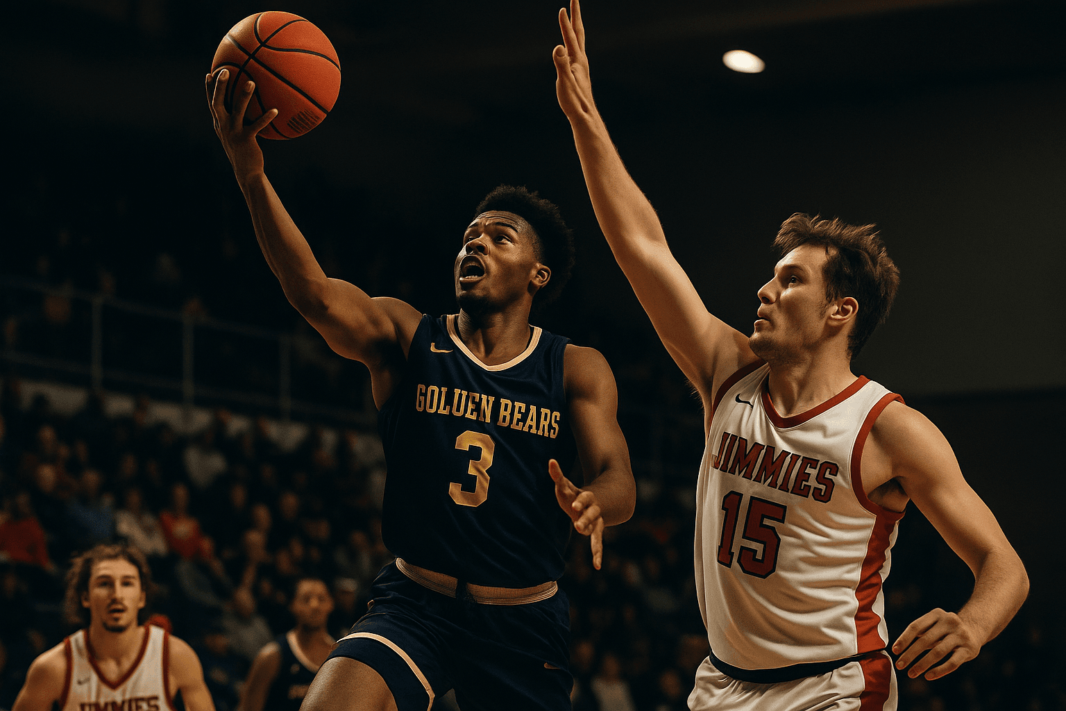 Late push by Golden Bears sinks Jimmies in tight game