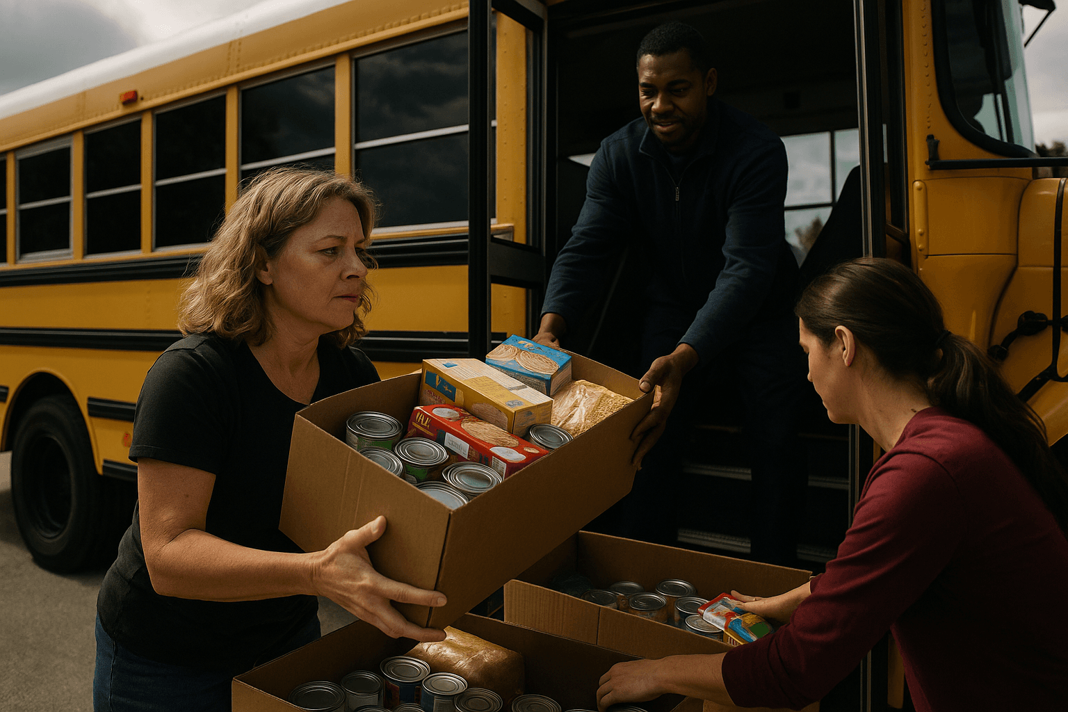 Holiday Bus campaign brings food to Seminole County school pantries