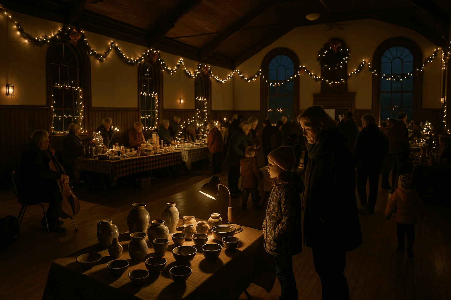 Holiday Festivities Revive Bowdoinham Town Hall, Energize Local Arts