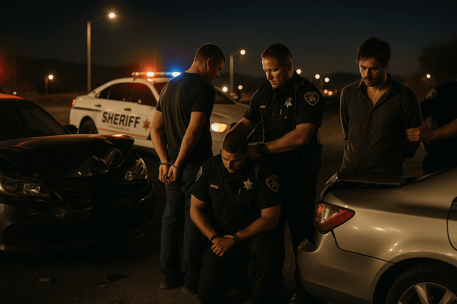 Two Drivers Arrested After Pahrump Rear End Collision, Authorities Respond