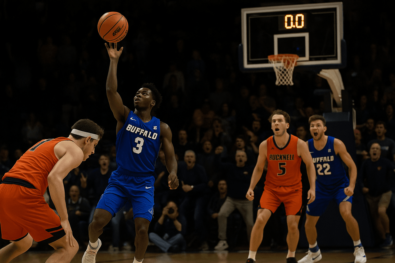 Buzzer Beater Stuns Bison, Buffalo Ends Bucknell Comeback Bid