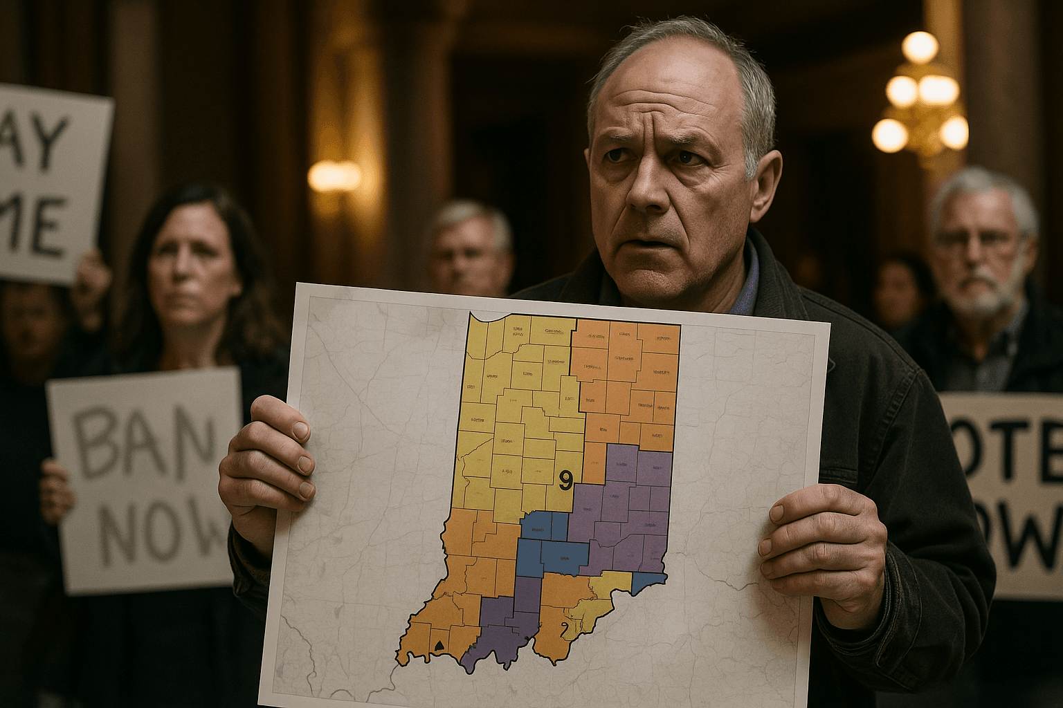 Republicans Propose New Map, Southern Indiana Districts Redrawn