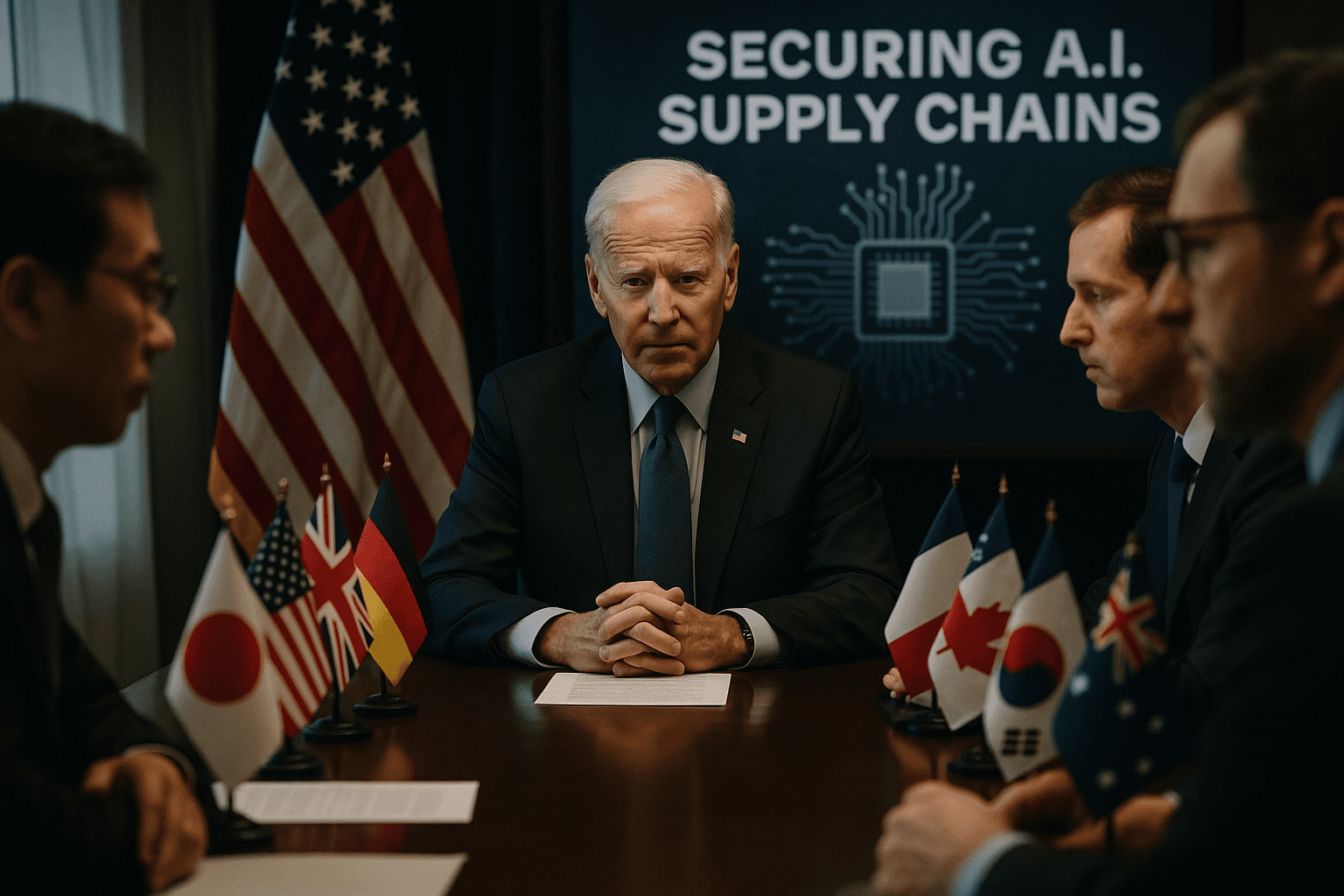 United States Seeks Agreements with Eight Allies to Secure AI Supply Chains