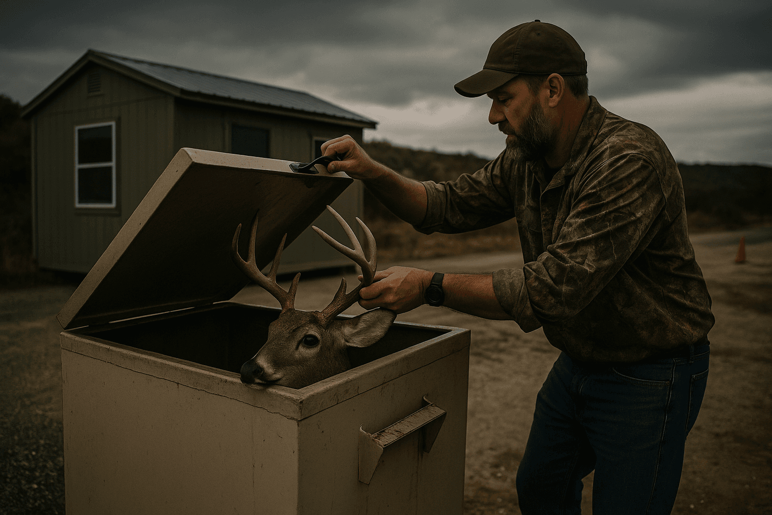 Val Verde CWD Check Station posts seasonal hours, drop box details
