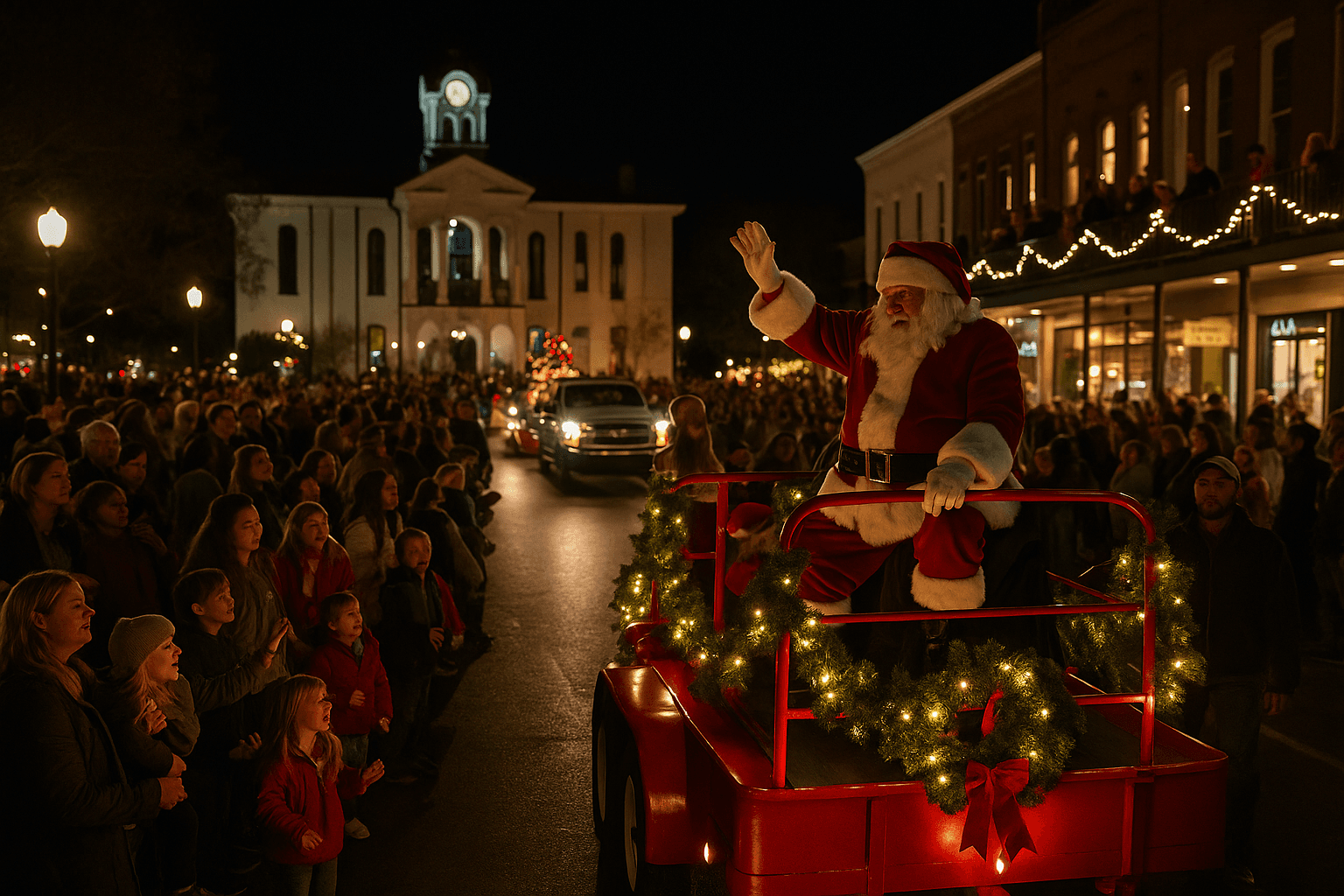 Oxford Christmas Parade, Holiday Events Brought Crowds and Commerce