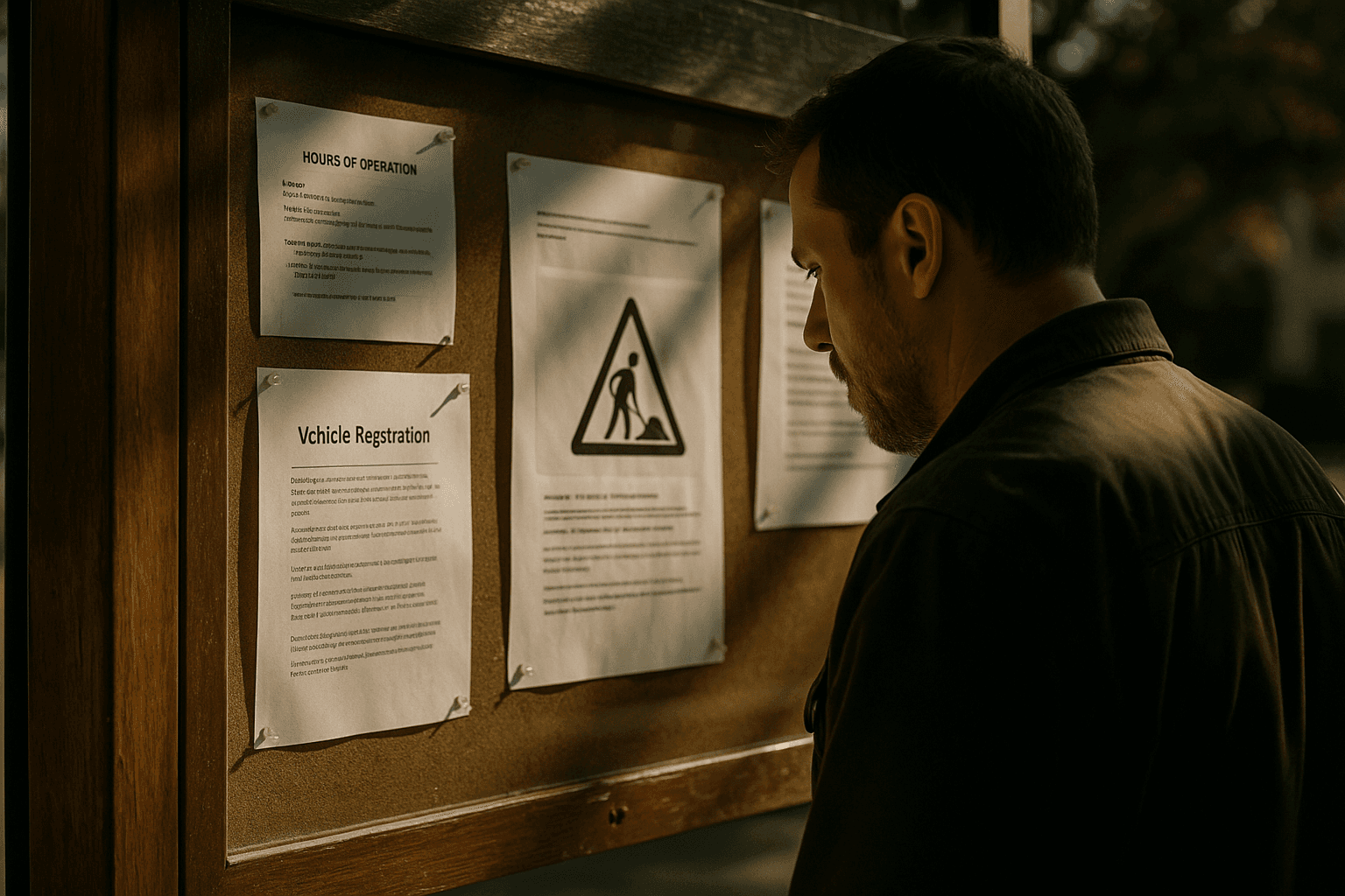 County posts service notices, registration requirements, and traffic advisories