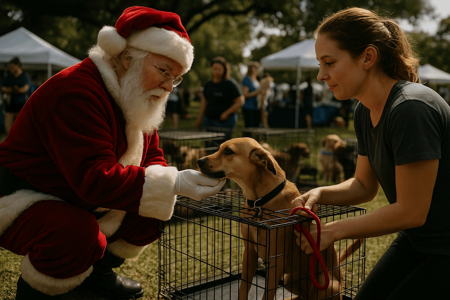 Paws and Claus Returns to Sanford, Adoption Event Brings Services