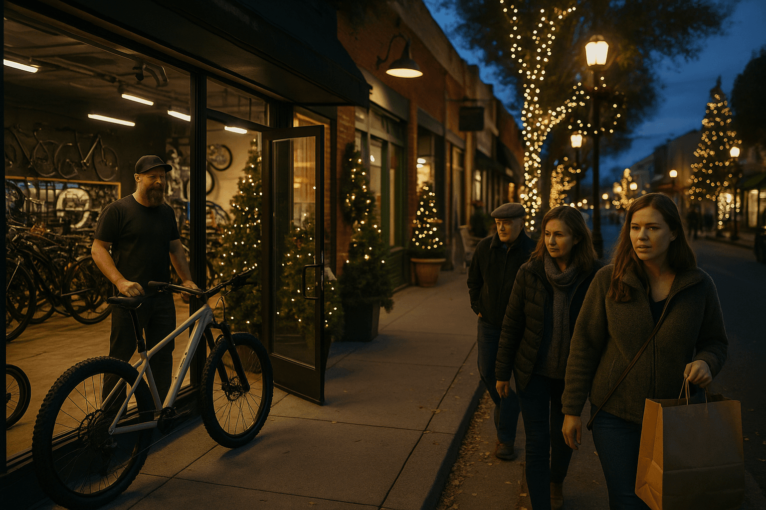 New bike shop and small businesses boost Old Town Clovis holiday activity, local economy