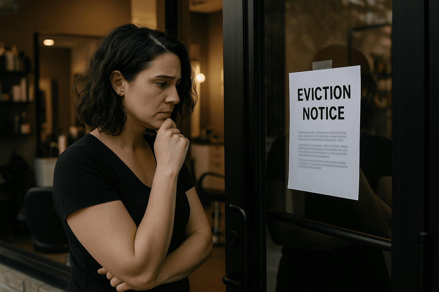 Salon tenants face eviction after rent payments did not reach landlord
