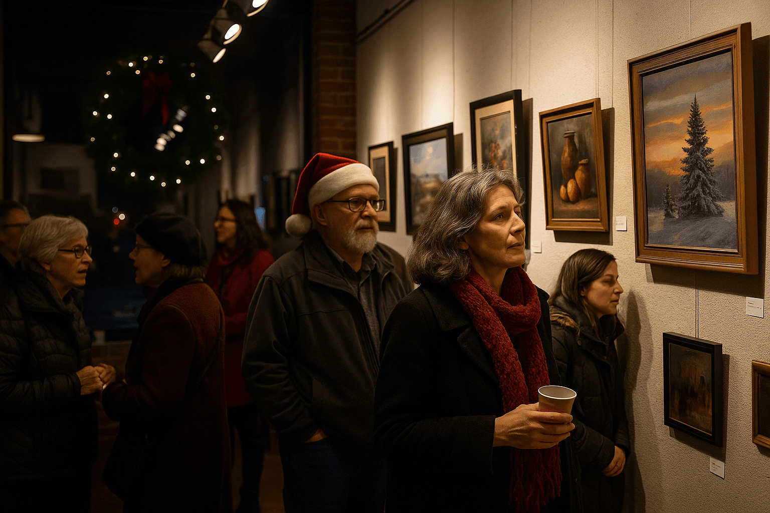 Downtown Baker City Galleries and Crossroads Host Holiday Art Openings