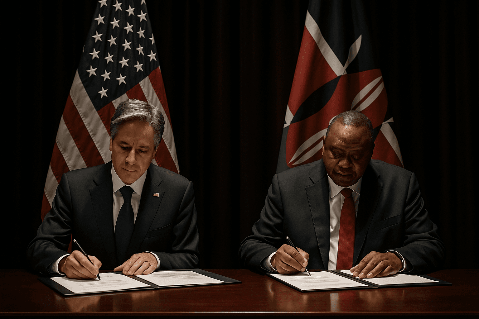 U.S. and Kenya Sign $2.5 Billion Health Pact, A Model for Others