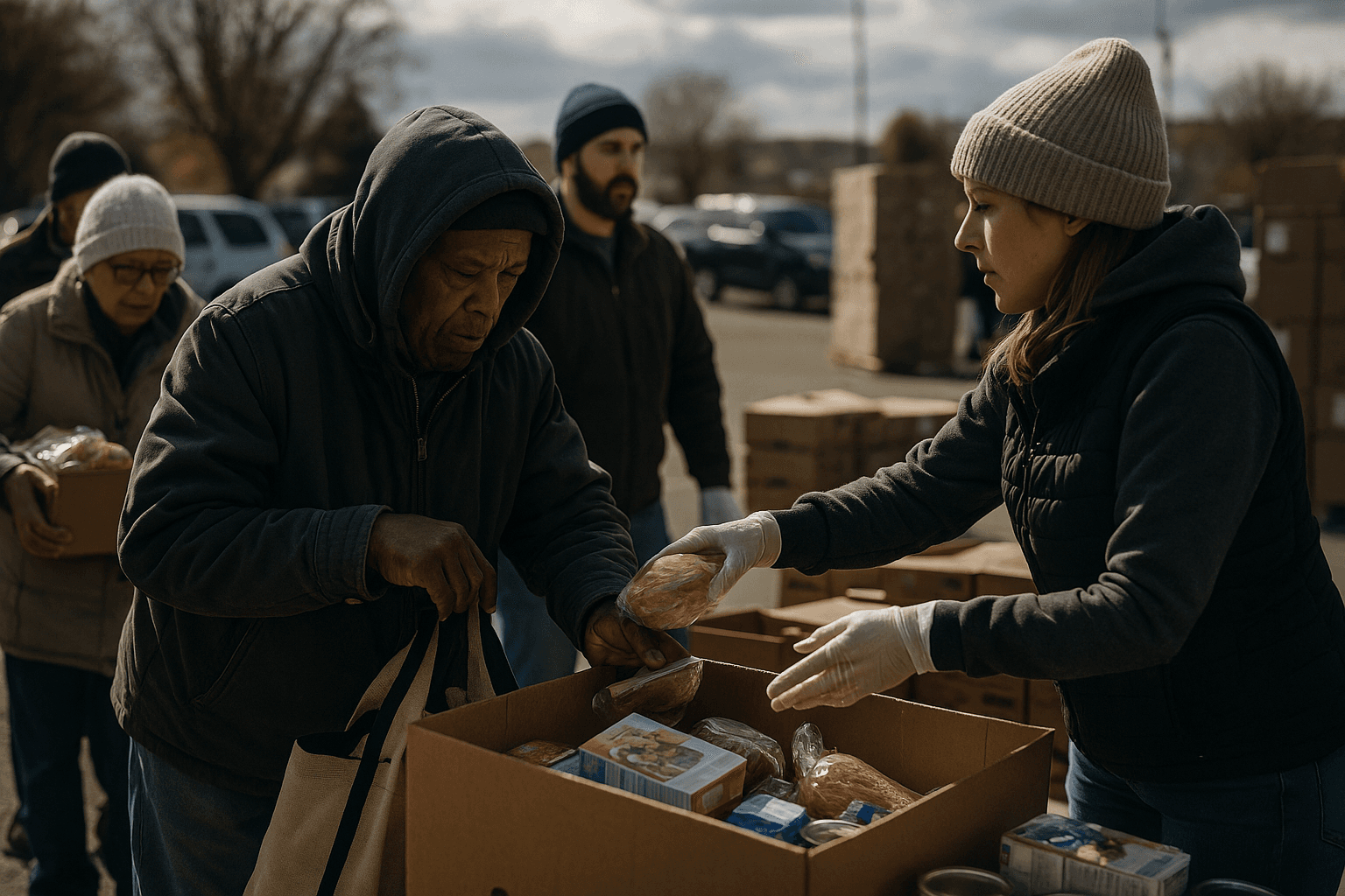 County Food Drives and Distribution Events Aid Residents in Need