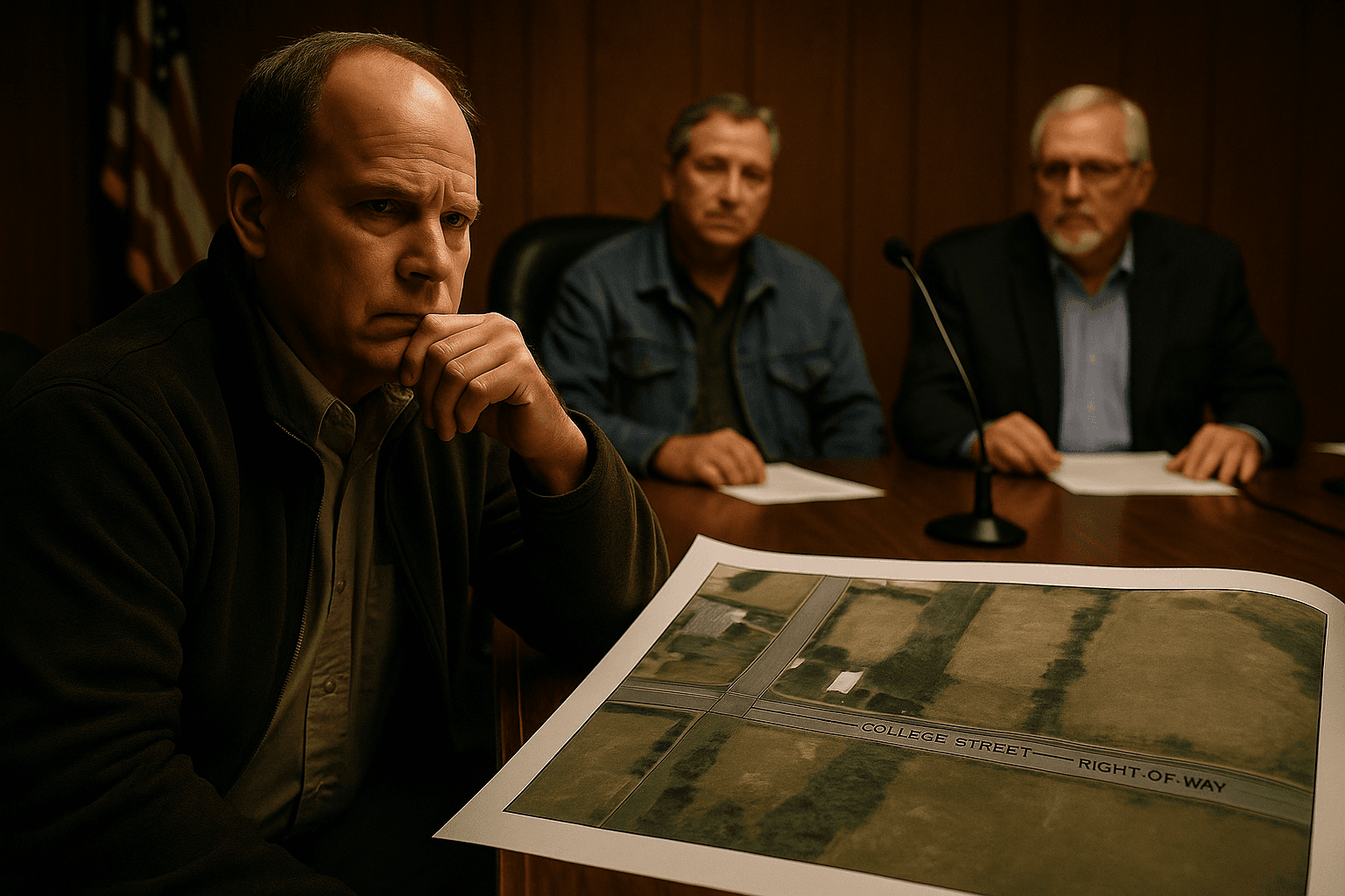 Commissioners Delay Survey Over College Street Right of Way Inclusion