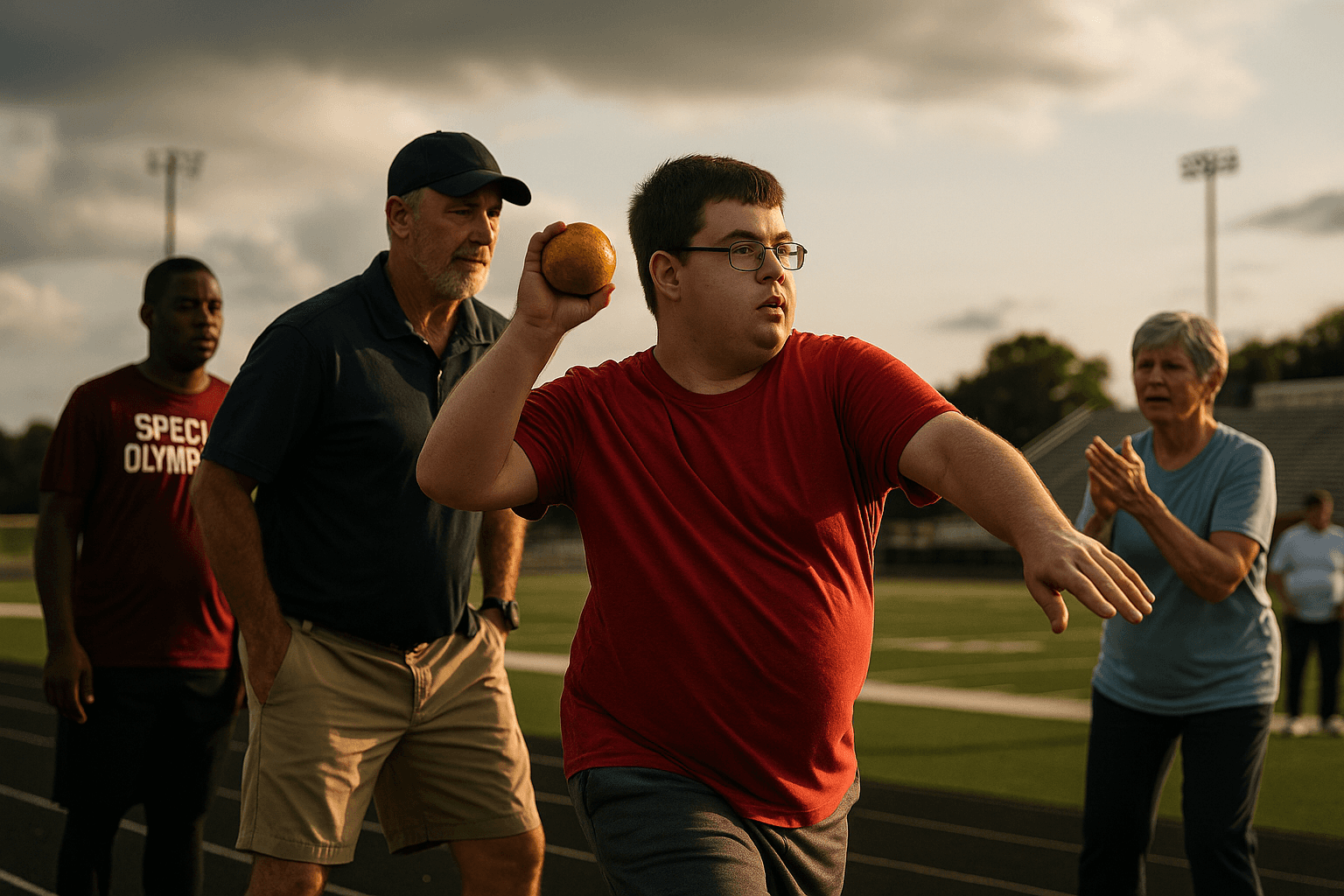 Prattville Athletes Train with Civitan Club for Special Olympics