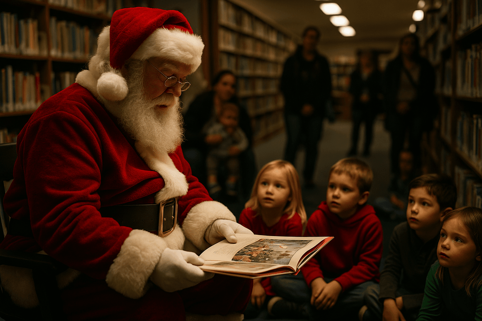 Tell City Library Hosts Storytime with Santa, Welcomes Families