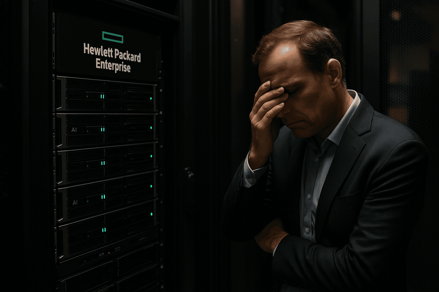 Hewlett Packard Enterprise Sees AI Server Delays, Lowers Near Term Revenue