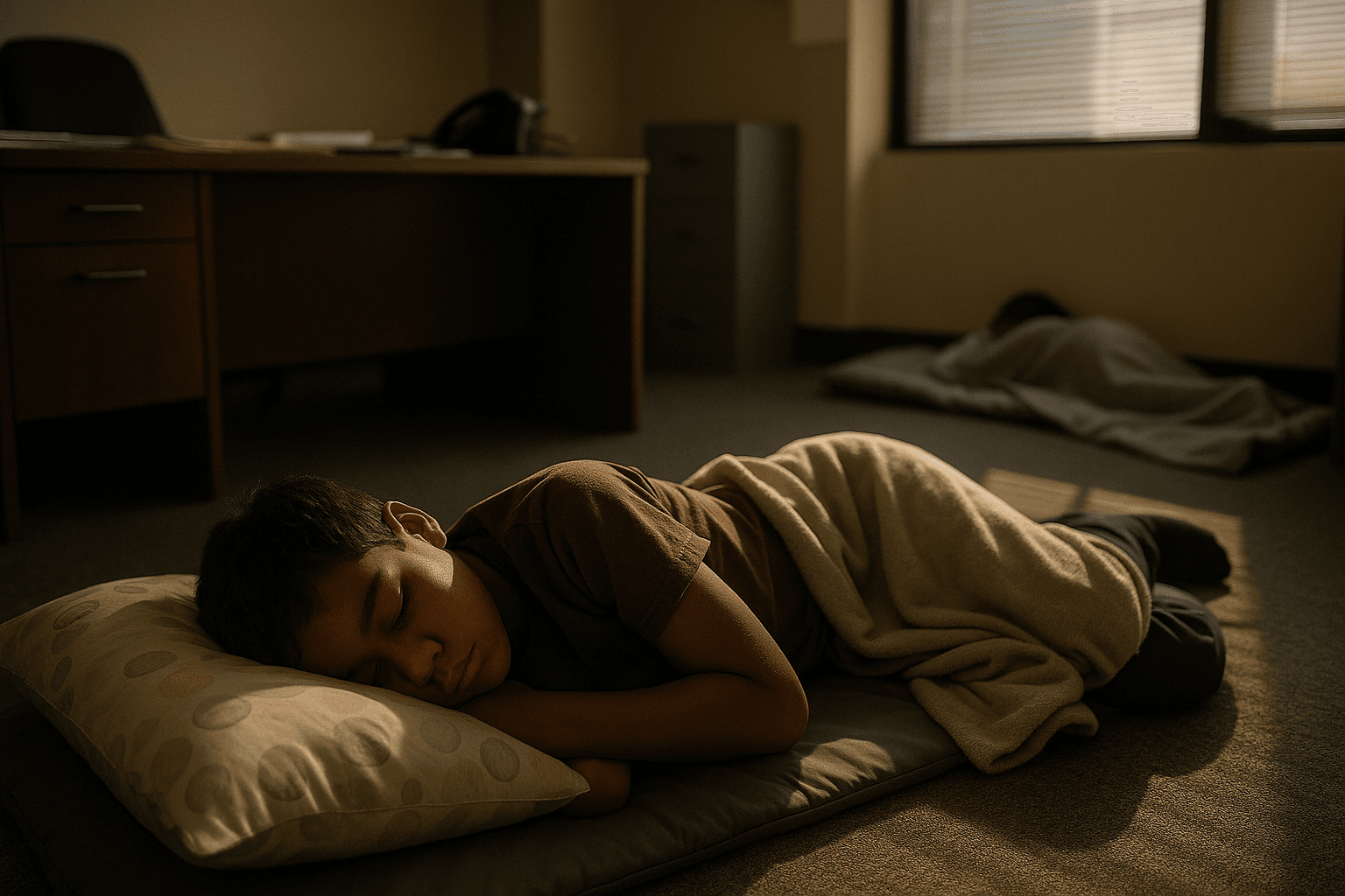 More Than One Hundred Foster Children Sleep in County Offices