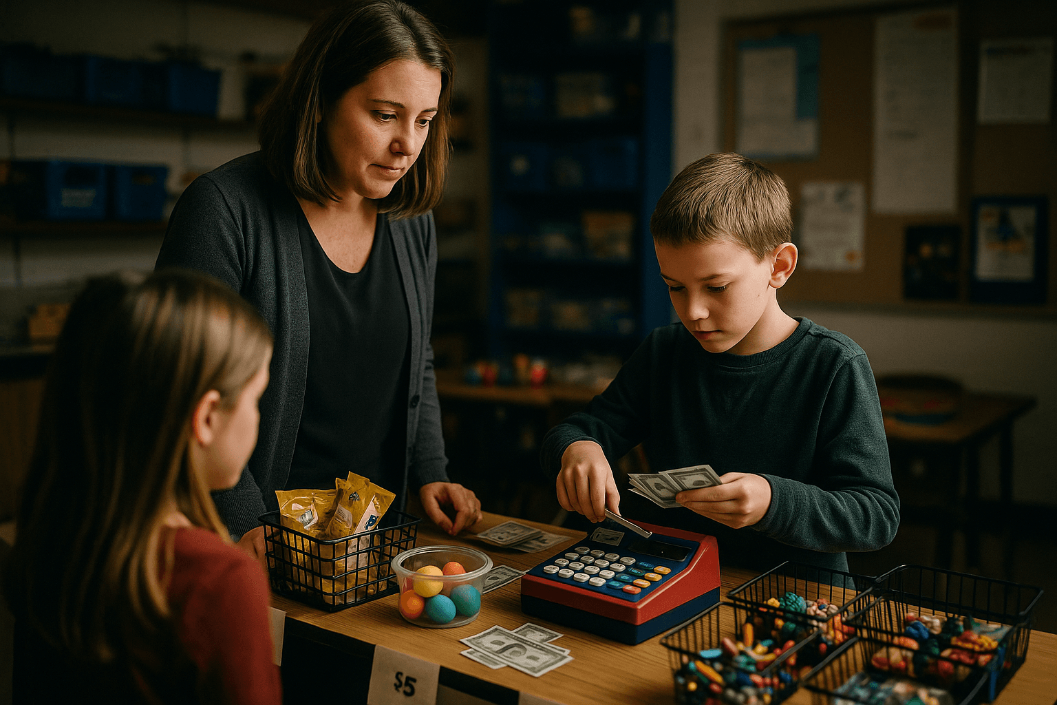 Bosque Farms teacher wins grant, launches hands on classroom store program