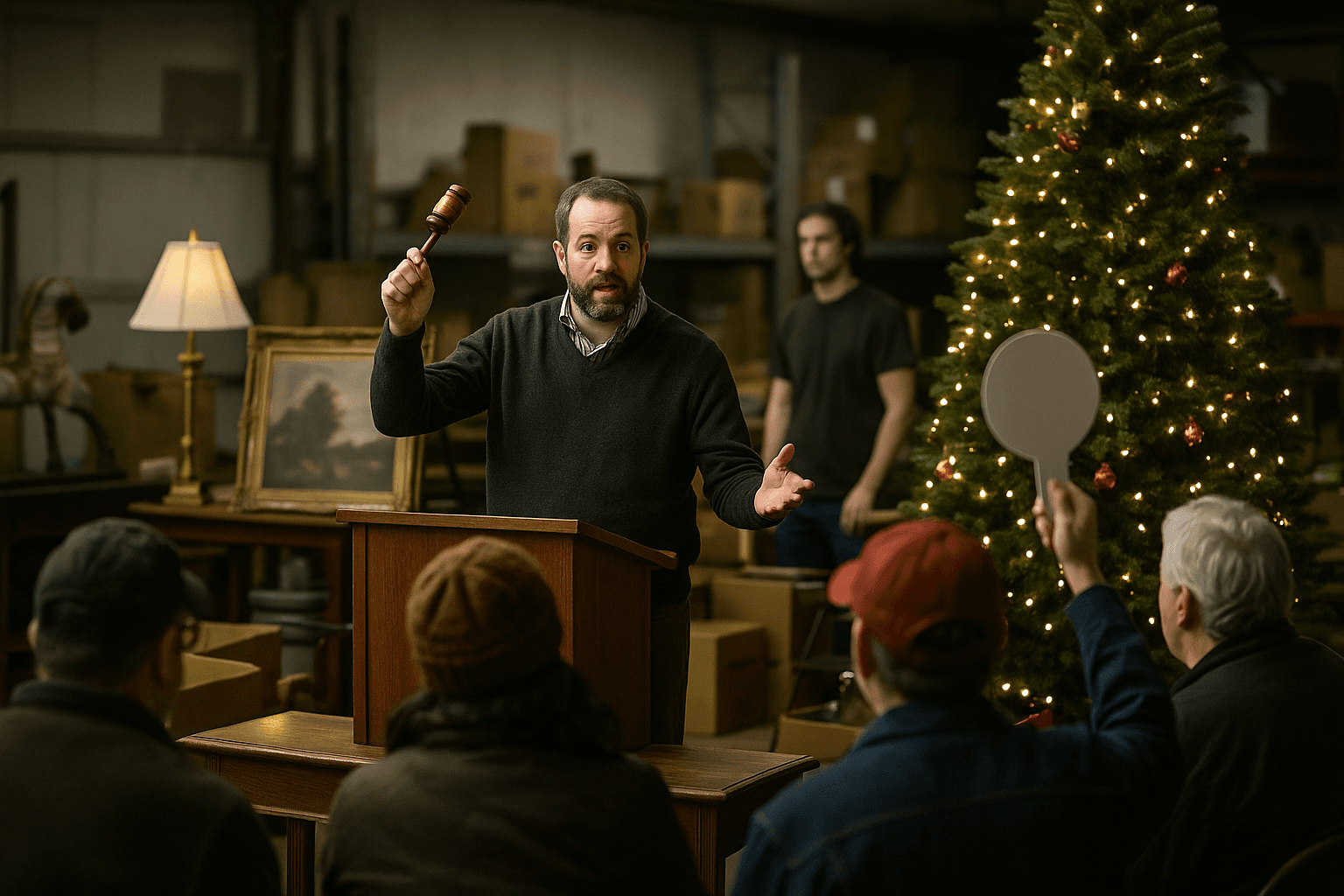 Local auction house runs holiday sales and hiring push