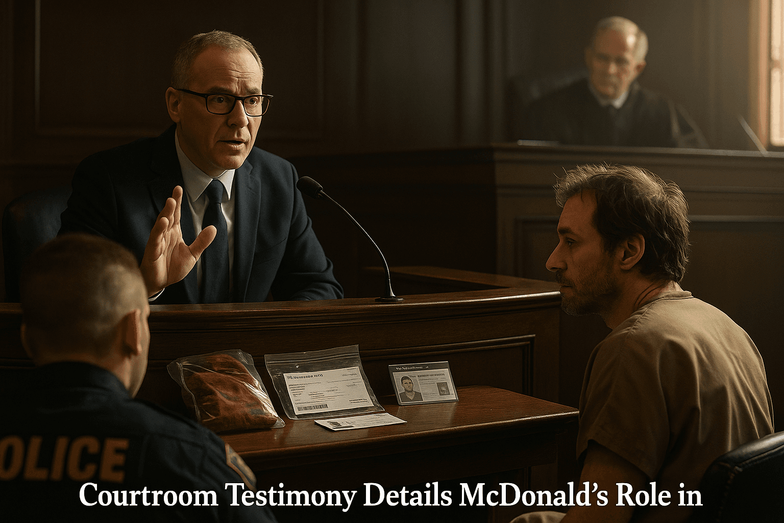 Courtroom Testimony Details McDonald’s Role in Mangione Arrest
