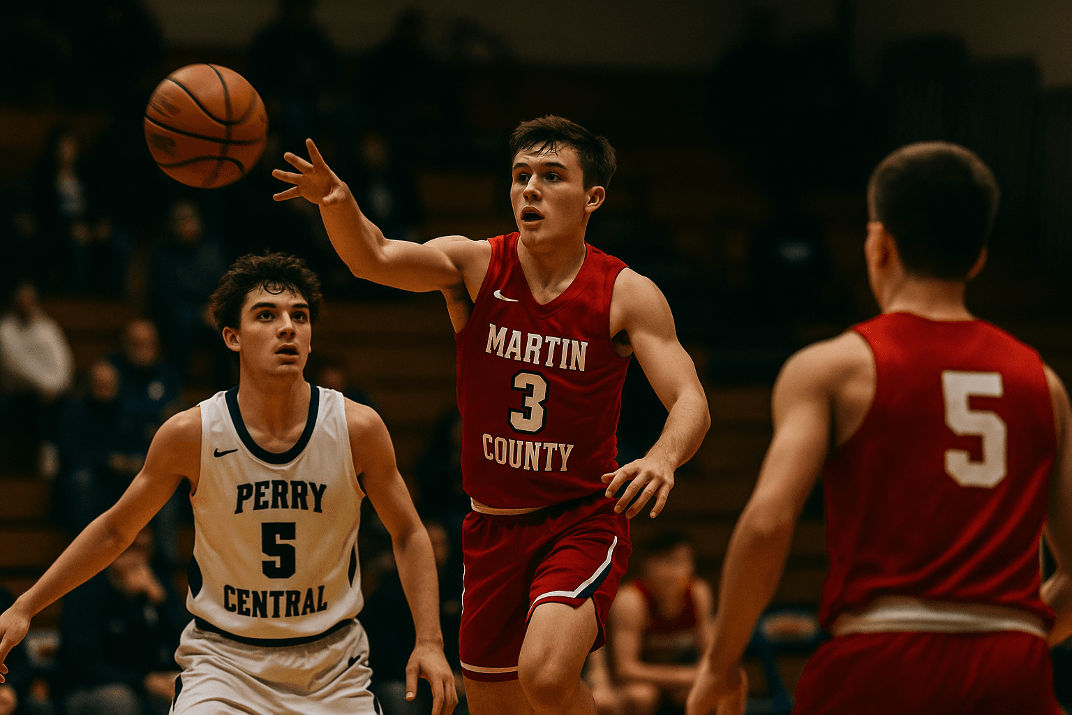 Martin County Tops Perry Central, Advances in D.J. Begley Classic