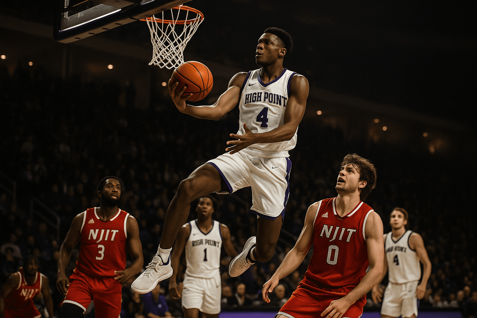 High Point Panthers Pull Away, Beat NJIT 89 to 72