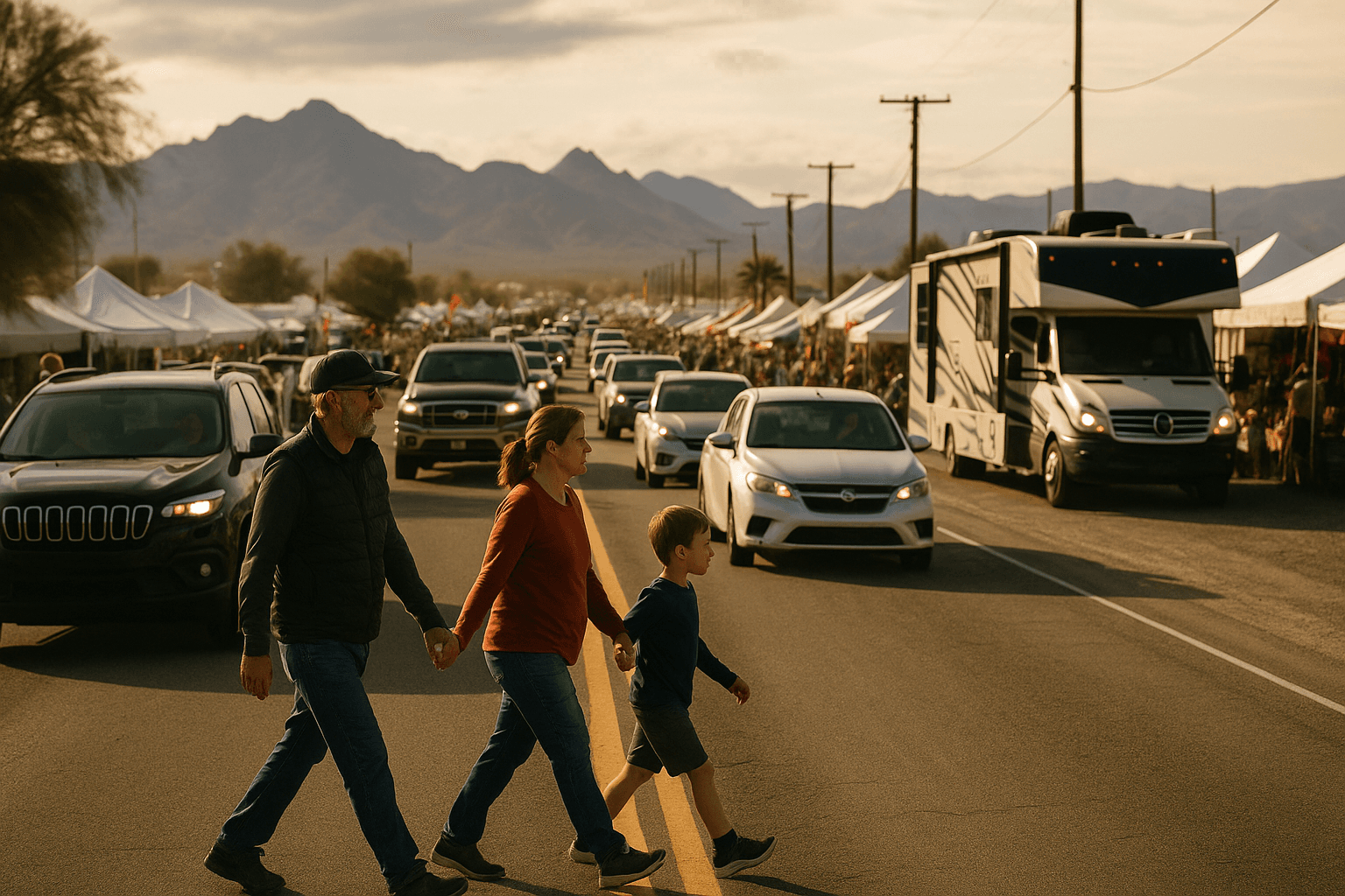 Quartzsite Winter Events Drive Local Economy and Traffic